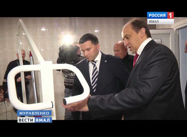 Открытие нового спорткомплекса в Муравленко