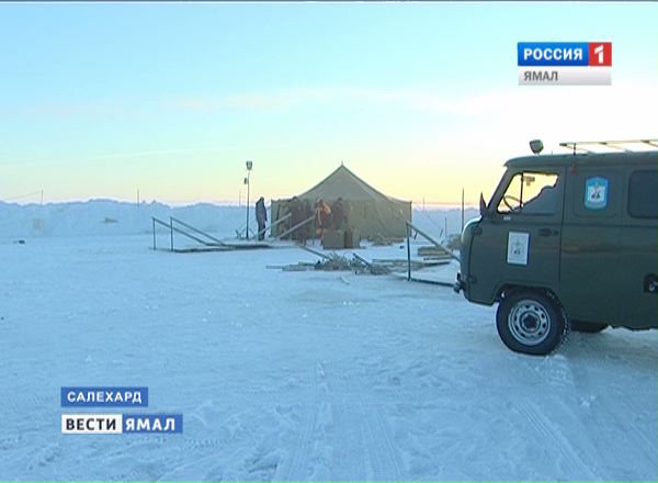 Подготовка к Крещению в Салехарде