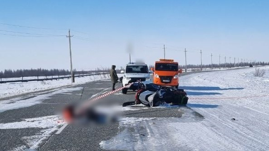 22-летний парень разбился на снегоходе в Надымском районе