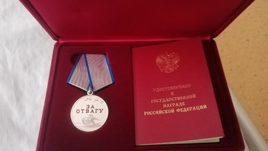 Ветерана боевых действий из ЯНАО наградили медалью «За отвагу»