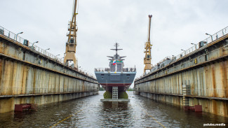 Многоцелевой корвет «Проворный» спустили на воду в Санкт-Петербурге