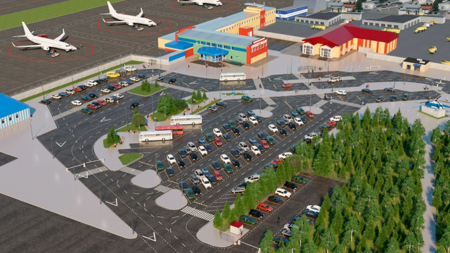 Паркинги и зоны общественного транспорта: в Надыме построят привокзальную площадь аэропорта