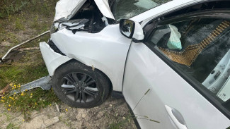 Два человека пострадали при лобовом столкновении автомобилей на трассе Сургут – Салехард