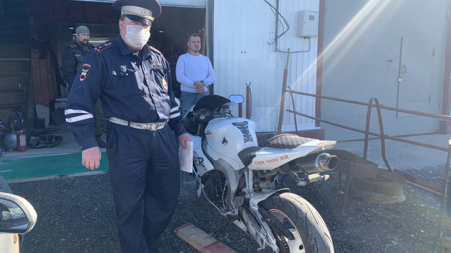 Салехардские полицейские нашли мотоцикл, числящийся в международном розыске