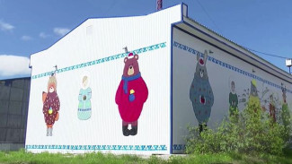«Ямалкоммунэнерго» украсил фасад центрального теплового пункта в Муравленко 