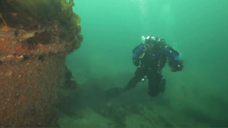 Дайверы Орла сумели разглядеть в глубинах Баренцева моря затонувший эсминец