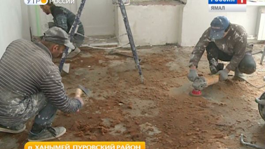 В Ханымейском детском саду «Солнышко» завершается капитальный ремонт