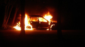 В Салехарде сгорел автомобиль