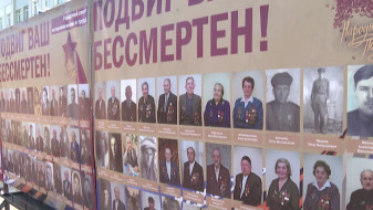 Фотографии героев Великой Отечественной войны и тружеников тыла украсили Салехард