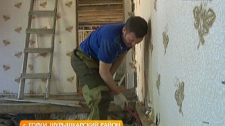 В Горках идёт капитальный ремонт одного из жилых корпусов школы
