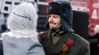 От Бреста до Берлина за десять вагонов: в Лабытнанги прибыл легендарный «Поезд Победы»