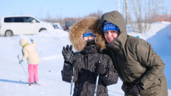 Почти 600 салехардцев вышли на «Лыжню России»