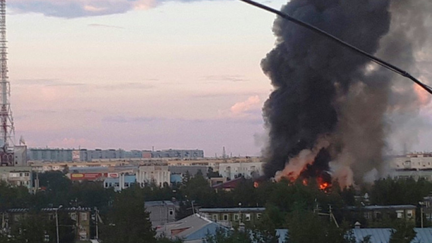 В Ноябрьске произошло два крупных пожара