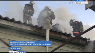 Подробности ЧП: в центре Салехарда горело складское помещение