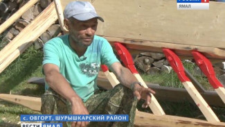 Пенсионер из Овгорта изготовит нарты и шесты для пострадавших оленеводов Ямальского района
