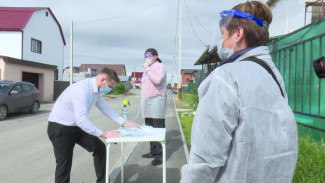 Жители салехардского микрорайона «Удача» проголосовали прямо возле своих домов