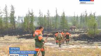 Борцам с лесными пожарами Надымского района вручили заслуженные награды