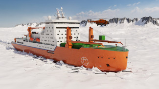 В России построят для Арктики крупнейшее в мире научно-исследовательское судно 