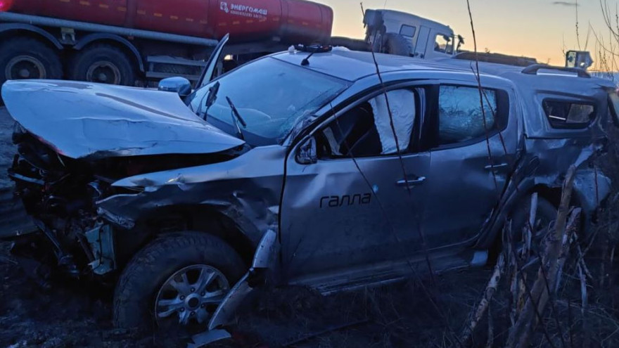 На трассе «Сургут – Салехард» в ДТП пострадал пассажир «Mitsubishi»