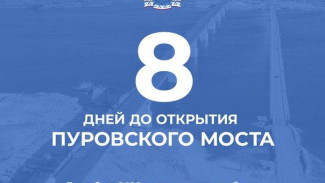 Осталось 8 дней до открытия Пуровского моста