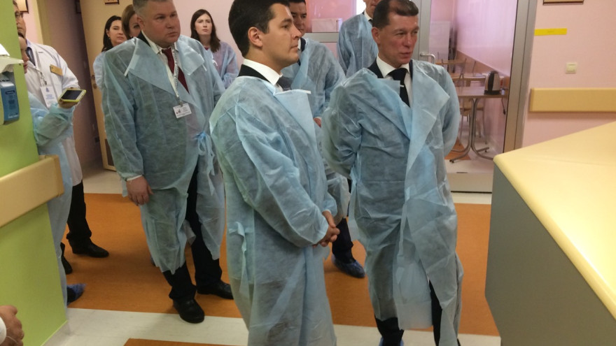 Министр Максим Топилин посетил Салехардский перинатальный центр