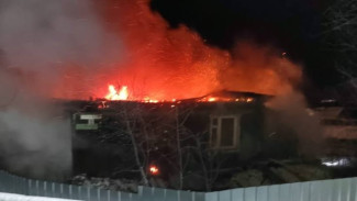 В селе Мужи произошёл пожар на улице 50 лет Победы