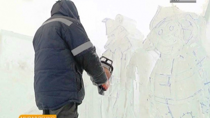Зимняя сказка в Муравленко обретает черты