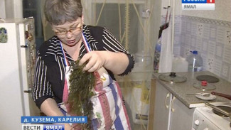 Необычным новогодним блюдом удивила жительница одной из деревень в Карелии