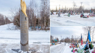 «Свеча памяти»: в Салехарде установили памятный знак о погибших защитниках