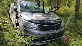 На Ямале ДТП с пострадавшими: такси улетело в кювет, по вине водителя на человека упали стройматериалы