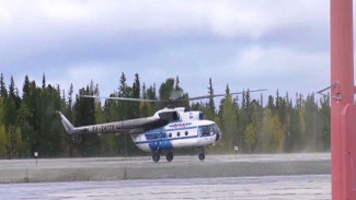 Сюрприз для жителей Красноселькупского района: вертолет «Ямал» совершил первую посадку на новые площадки 