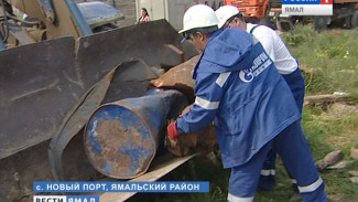 В Новом Порту нефтяники помогли очистить посёлок от крупногабаритного мусора