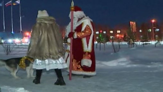 Дед Мороз и Снегурочка постарались подарить врачам и пациентам губкинской больницы новогоднее чудо