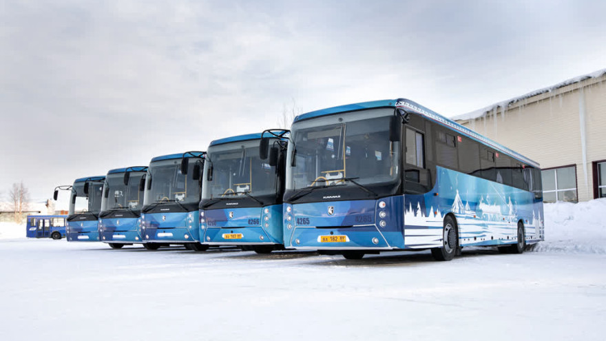 По маршруту Ноябрьск-Вынгапуровский будут курсировать 5 новых автобусов 