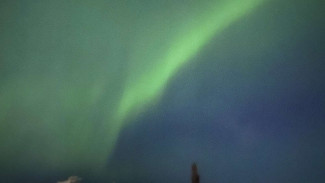 В ночь на 28 августа северное сияние озарило небо над Салехардом ФОТО