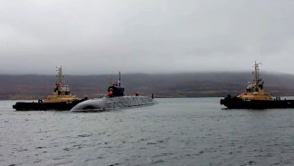 Атомный подводный крейсер «Генералиссмус Суворов» прибыл в Вилючинск 