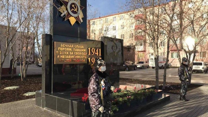 В Либяяхе открыли памятник героям Великой Отечественной войны