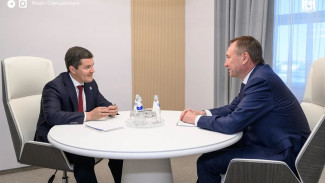 Дмитрий Артюхов и Андрей Баранов обсудили развитие газотранспортной инфраструктуры Ямала