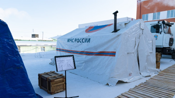 Спасатели Главного управления МЧС России по ЯНАО отработали план действий при ЧС