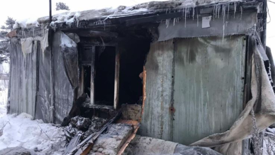 При тушении пожара в жилом балке на Ямале нашли тело мужчины