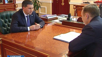 На встрече с губернатором глава Шурышкарского района поделился планами на будущее