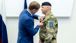 Ямальского военнослужащего наградили медалью ордена «За заслуги перед Отечеством»