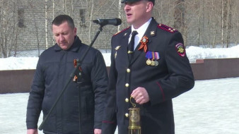 Частица Вечного огня из города-героя Волгограда доставлена на Ямал