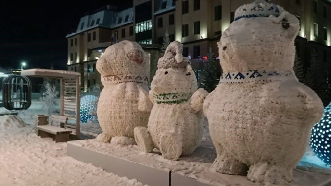 Праздничное настроение в Салехарде: город готовится к встрече Нового года