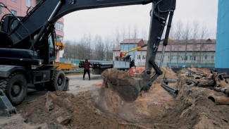 В Ноябрьске завершают замену сетей в третьем микрорайоне