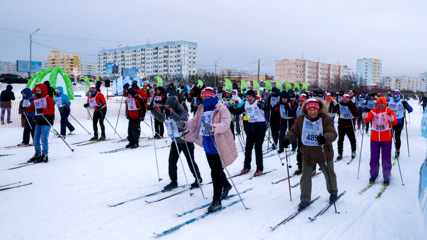 На Ямале стартовала массовая гонка «Лыжня России»