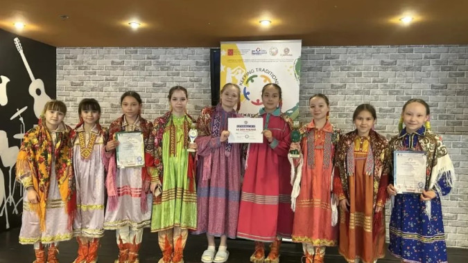 Юные таланты из Мужей вошли в число лучших фольклористов страны