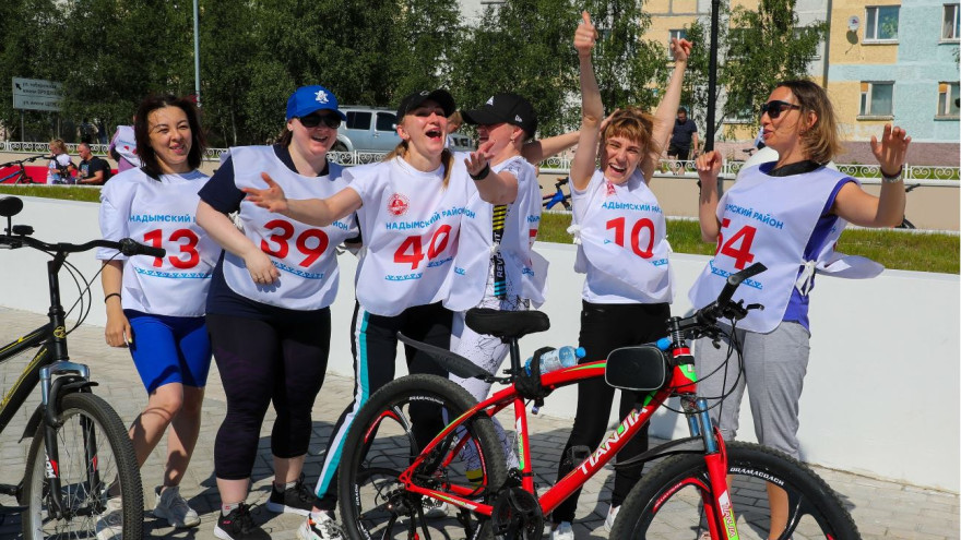 Более 100 участников собрал всероссийский велопарад в Надыме