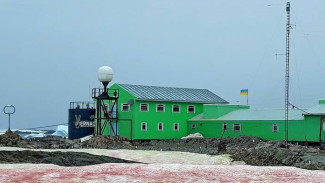 На украинской антарктической станции выпал «кровавый снег» 