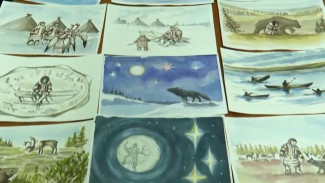 Юные художники проиллюстрировали уникальную антологию таймырского фольклора